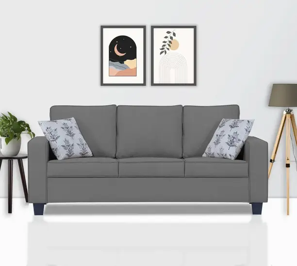 Febonic - Nori LHS Sectional Sofa (3+Lounger) - Kadhi Beige